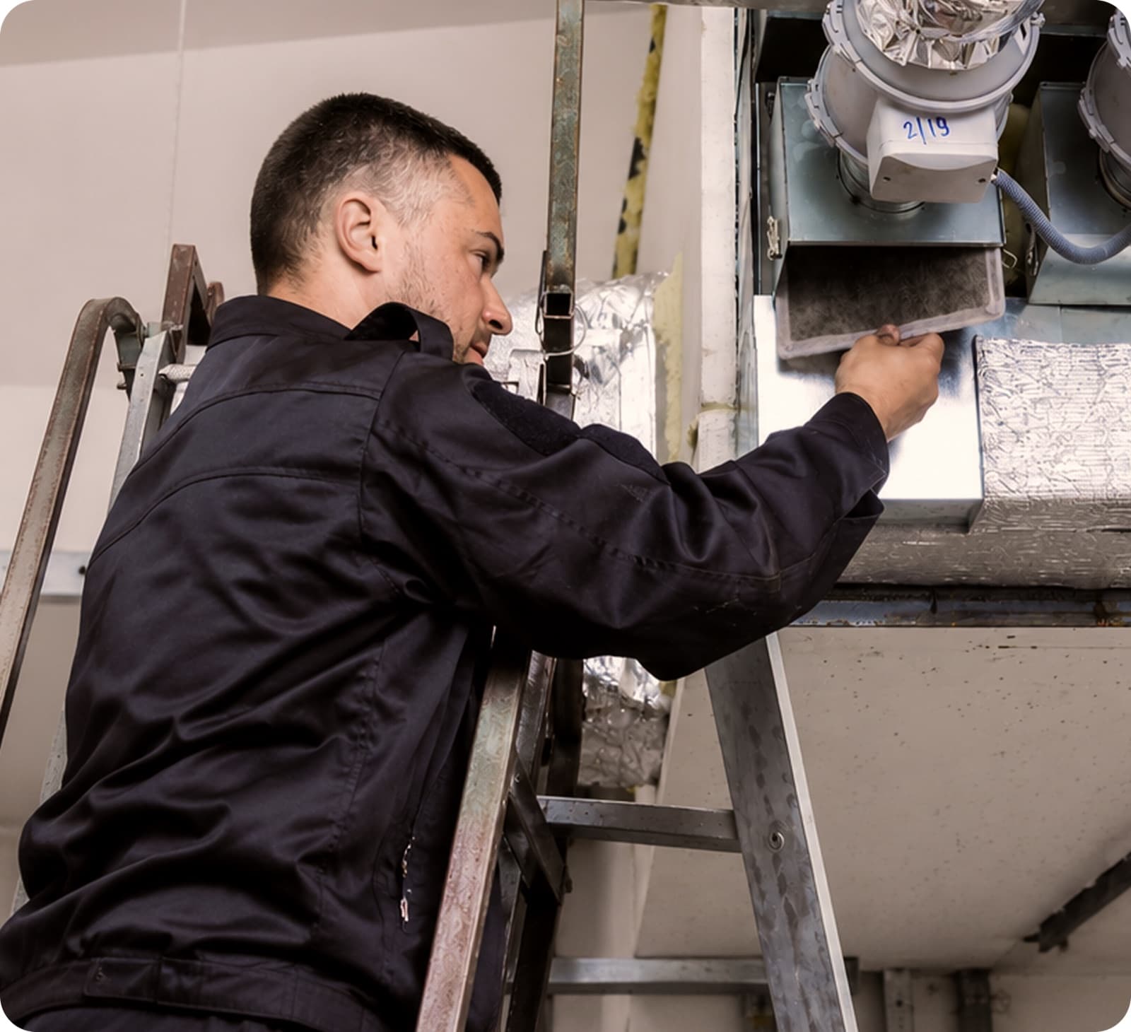 AllPro Services technician on the job