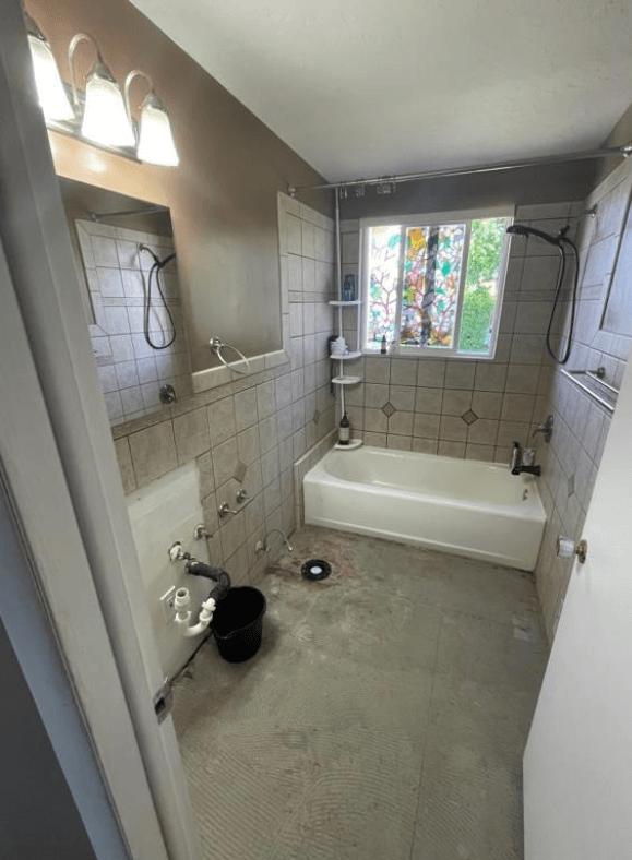 Bathroom remodel — before