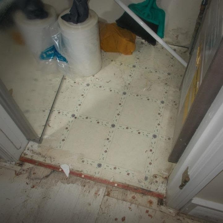Bathroom rebuild — before