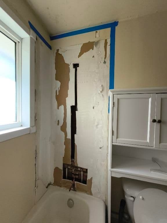Water damage mitigation — before