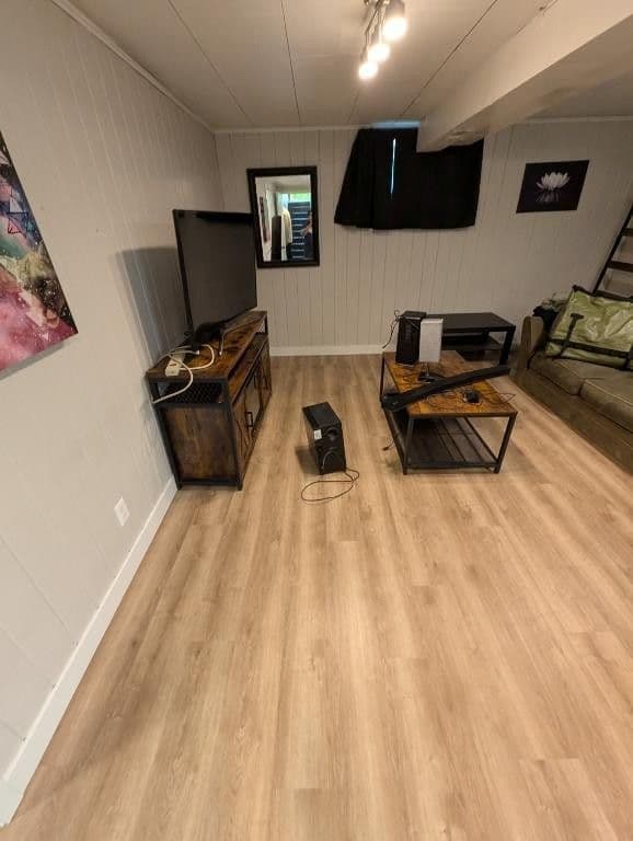 Basement flooding from a faulty sprinkler system — after